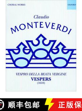 【3-4周达】Vespers (1610): Performing Score (Performing score) [9780193375888]