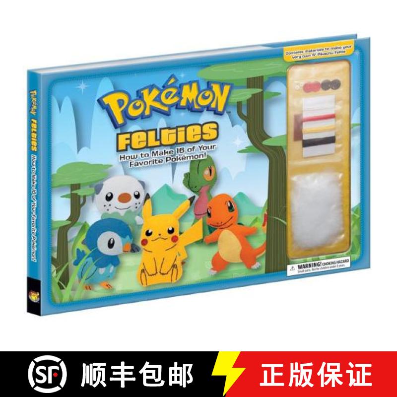 【3-4周达】Pokemon Felties: How to Make 16 of Your Favorite Pokemon [9781604381771]