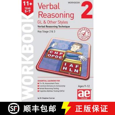 【3-4周达】11+ Verbal Reasoning Year 5-7 GL & Other Styles Workbook 2: Verbal Reasoning Technique [9781911553618]