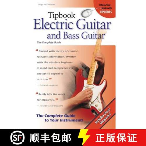 预订 Tipbook: Electric Guitar and Bass Guitar - The Complete Guide [9781423442745]