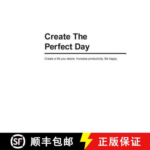 【3-4周达】Create The Perfect Day [9781944913304]