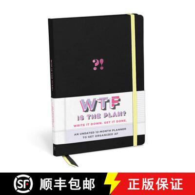 【3-4周达】Knock Knock WTF Undated Planner & Weekly Agenda Notebook [9781683493235]