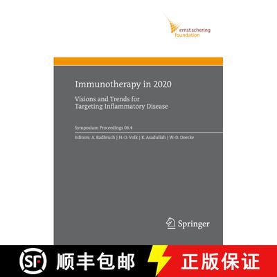 【3-4周达】精装 Immunotherapy in 2020: Visions and Trends for Targeting Inflammatory Disease [9783540708506]