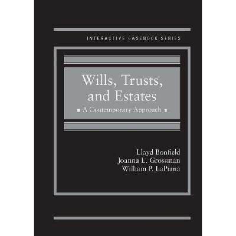 预订 wills, trusts and estates: a contemp. [9780314199584]