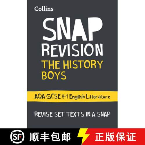【3-4周达】History Boys: AQA GCSE 9-1 English Literature Text Guide: Ideal for Home Learning, 2023 an... [9780008247171]