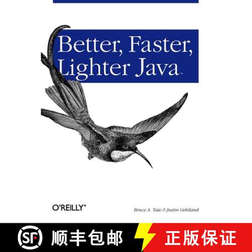 【3-4周达】Better, Faster, Lighter Java [9780596006761]