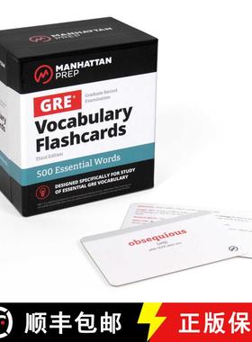 【3-4周达】500 Essential Words: GRE Vocabulary Flashcards Including Definitions, Usage Notes, Related... [9781506249728]