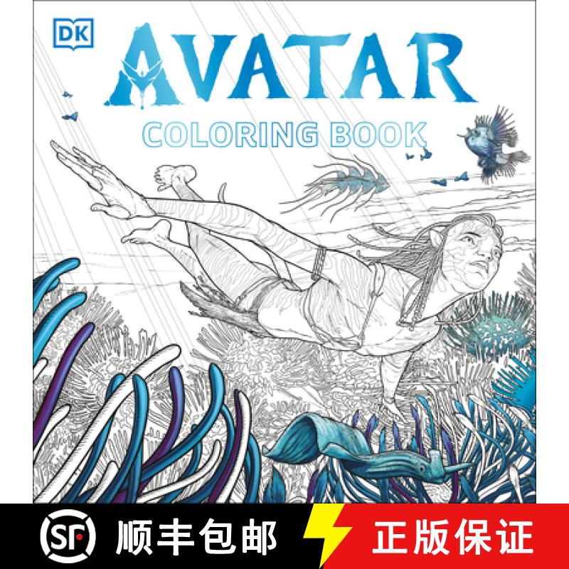 【3-4周达】Avatar Coloring Book [9780744097627]