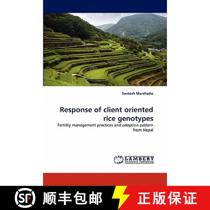 预订 Response of Client Oriented Rice Genotypes [9783844315646]