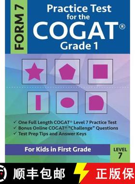 【3-4周达】Practice Test for the CogAT Grade 1 Form 7 Level 7: Gifted and Talented Test Prep for Firs... [9780997768046]