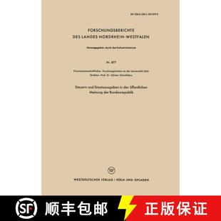 Meinung 9783663037392 Steuern der Staatsausgaben 4周达 und Bundesrepublik öffentlichen