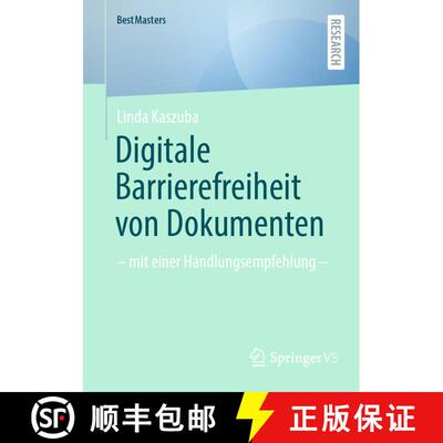 【3-4周达】Digitale Barrierefreiheit von Dokumenten : - mit einer Handlungsempfehlung - [9783658470760]