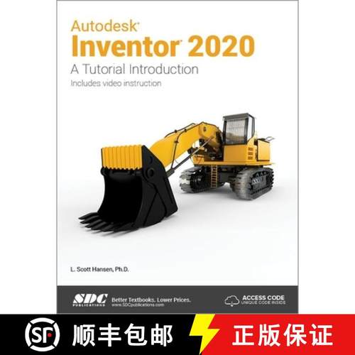 【3-4周达】Autodesk Inventor 2020 a Tutorial Introduction [9781630572525]
