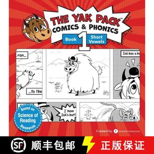 decodable read vowel Pack Phonics Comics 9780994763792 words The 4周达 Learn Yak short Book