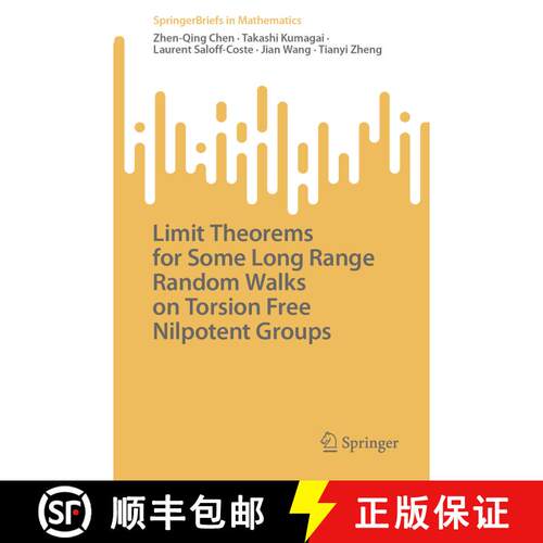 【3-4周达】Limit Theorems for Some Long Range Random Walks on Torsion Free Nilpotent Groups [9783031433313]