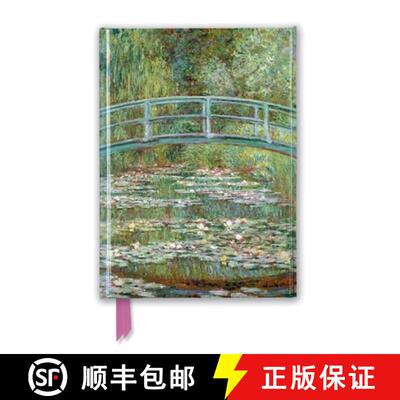 【3-4周达】Claude Monet: Bridge Over a Pond of Water Lilies (Foiled Journal) [9781787550322]