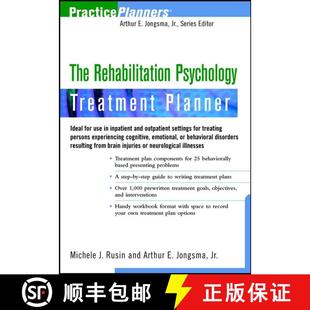 【3-4周达】The Rehabilitation Psychology Treatment Planner [Wiley心理学] [9780471351788]