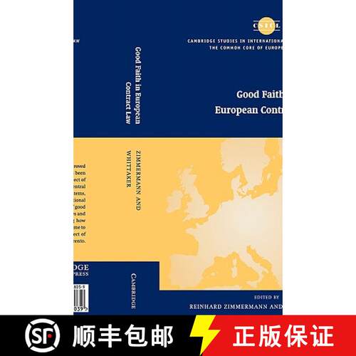 预订 Good Faith in European Contract Law: - Good Faith in European Contract Law [9780521088039]