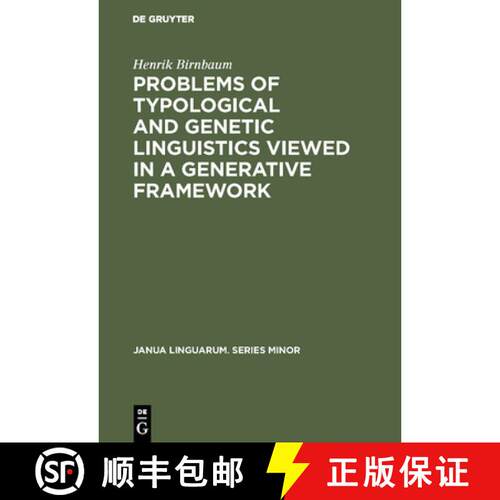 【3-4周达】精装 Problems of Typological and Genetic Linguistics Viewed in a Generative Framework [9789027915412]