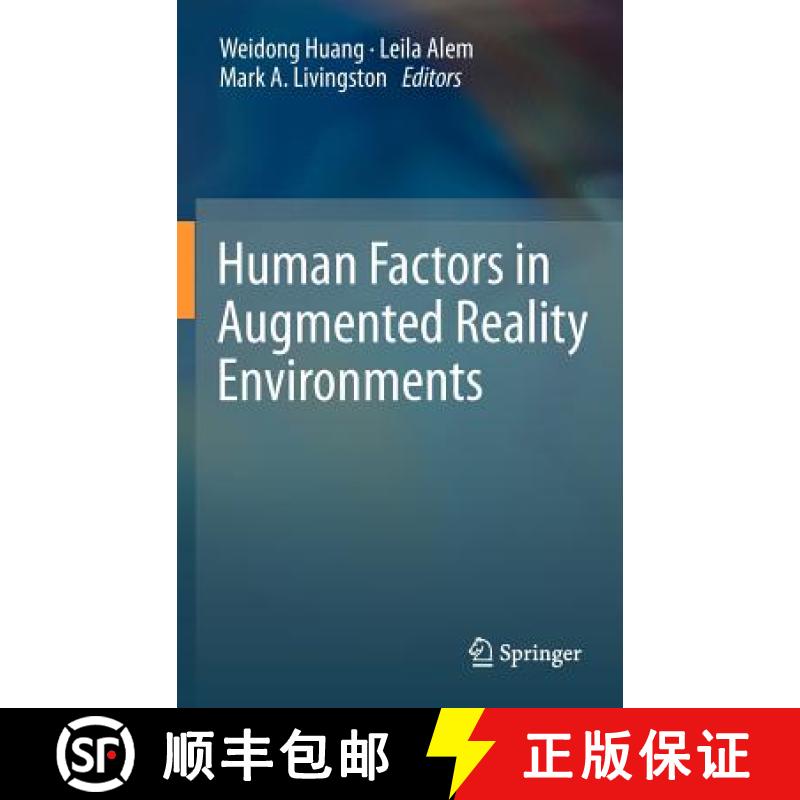 【3-4周达】Human Factors in Augmented Reality Environments [9781461442042]