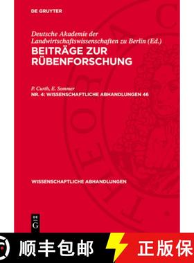 预订 Beiträge Zur Rübenforschung. Nr. 4 [9783112739464]