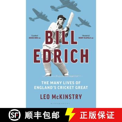 【3-4周达】Bill Edrich : The Many Lives of England's Cricket Great FINANCIAL TIMES - BEST BOOKS OF 2024 [9781399407847]
