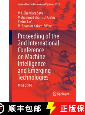 【3-4周达】Proceeding of the 2nd International Conference on Machine Intelligence and Emerg [9789819627202]