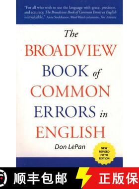 【3-4周达】The Broadview Book of Common Errors in English - Fifth Edition: A Guide to Righting Wrongs [9781551115863]