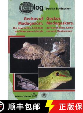 【3-4周达】精装 Geckos Madagaskars der Seychellen, Komoren und Maskarenen / Geckos of Madagascar, the... [9783899733624]