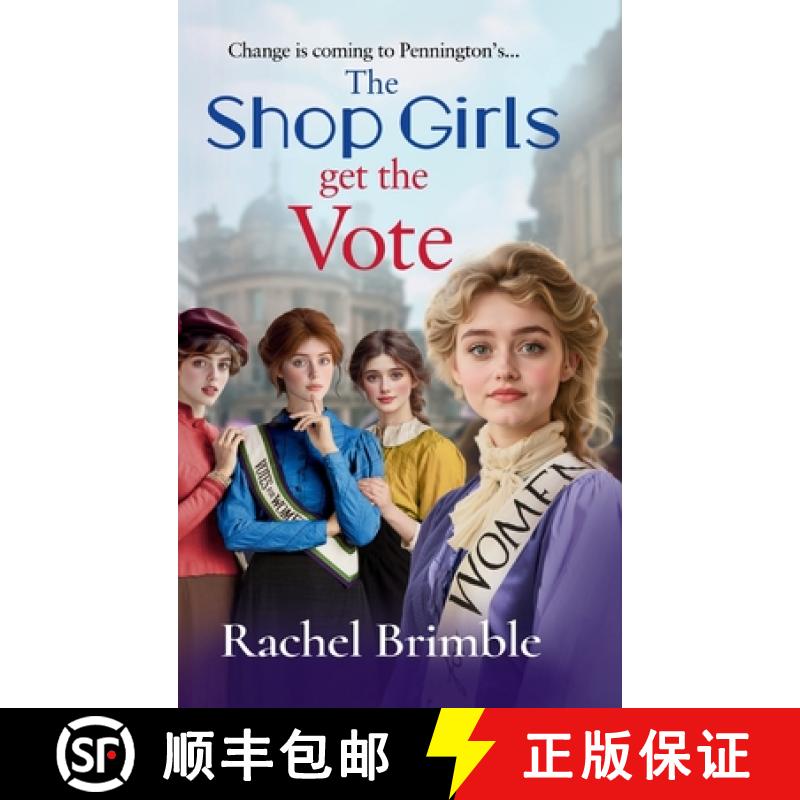 【2-3周达】Shop Girls Get the Vote: An inspiring and uplifting saga by Rachel Brimble [9781837030057]