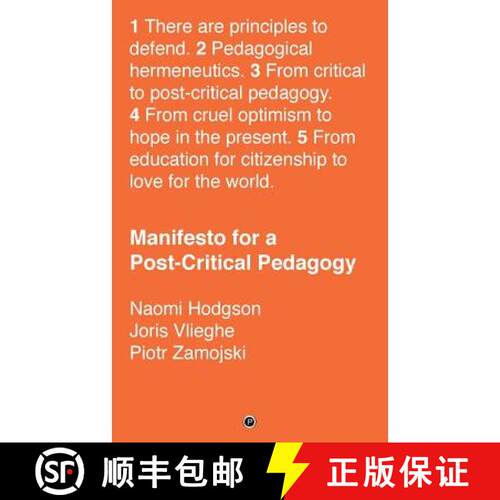 【3-4周达】Manifesto for a Post-Critical Pedagogy [9781947447387]
