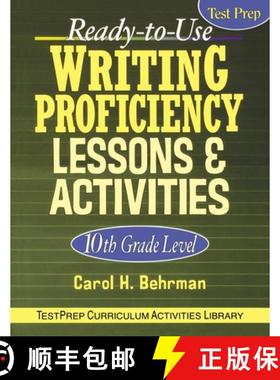 【3-4周达】Ready-To-Use Writing Proficiency Lessons And Activities 10Th Grade Level [Wiley教育学] [9780787966003]