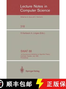 【3-4周达】SWAT '88 : 1st Scandinavian Workshop on Algorithm Theory Halmstad, Sweden, July 5-8, 1988.... [9783540194873]