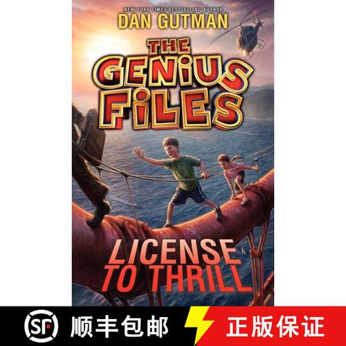 【3-4周达】精装 The Genius Files #5: License to Thrill [9780062236326]