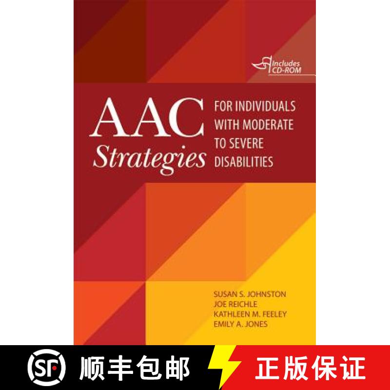 【3-4周达】Aac Strategies for Individuals with Moderate to Severe Disabilities [With CDROM] [9781598572063]
