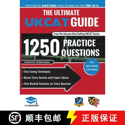 【2-3周达】Ultimate UKCAT Guide: 1250 Practice Questions: Fully Worked Solutions, Time Saving Techniq... [9780993571121]