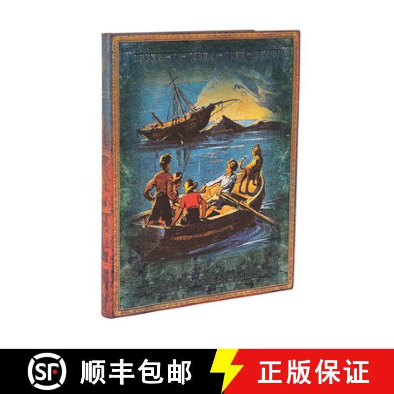 【3-4周达】Paperblanks the Famous Five Enid Blyton Softcover Flexi Ultra Unlined Elastic Band 176 Pg ... [9781439798317]