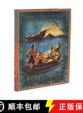 【3-4周达】Paperblanks the Famous Five Enid Blyton Softcover Flexi Ultra Unlined Elastic Band 176 Pg ... [9781439798317]