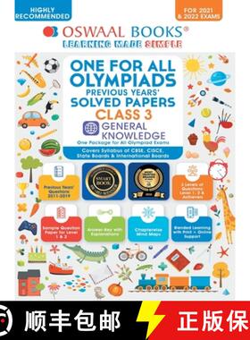 【3-4周达】One for All Olympiad Previous Years' Solved Papers, Class-3 General Knowledge Book (For 20... [9789354234194]