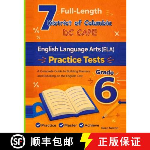 【3-4周达】7 Realistic Florida FAST Grade 6 Reading Practice Tests: Full-Length Practice for FAST Pre... [9798896470472]