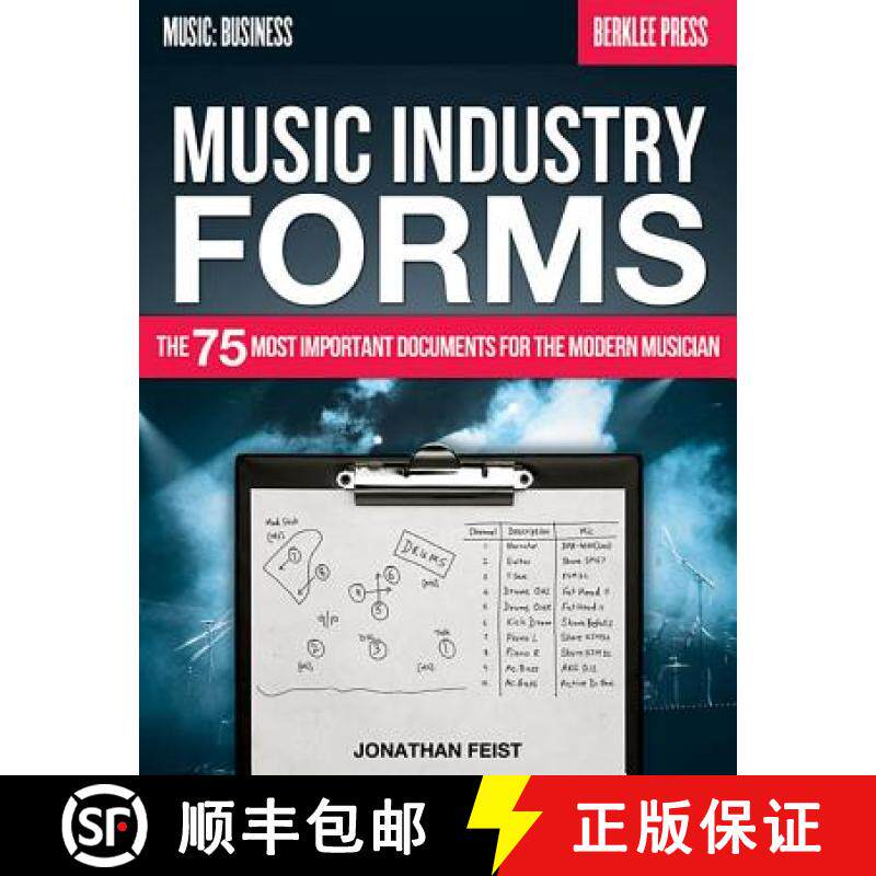 预订 Music Industry Forms: The 75 Most Important Documents for the Modern Musician [9780876391471]