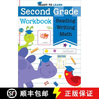 【3-4周达】Ready to Learn: Second Grade Workbook: Phonics, Sight Words, Multiplication, Division, Mon... [9781645176886]