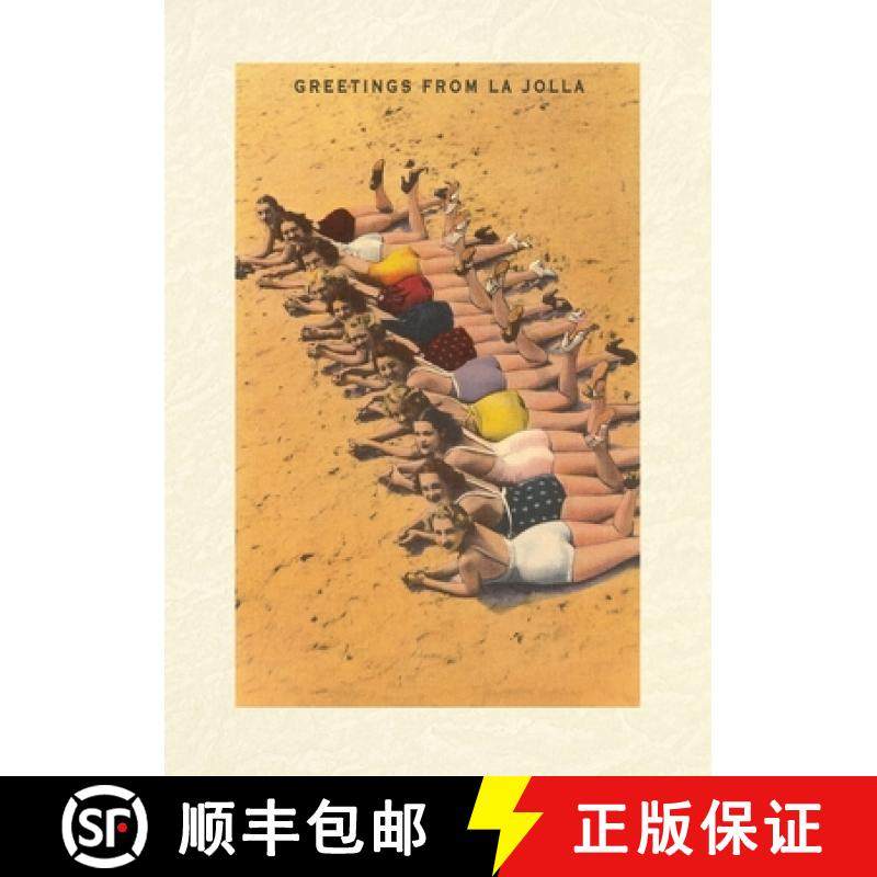 预订 Vintage Lined Notebook Greetings from La Jolla, California [9798385446858]