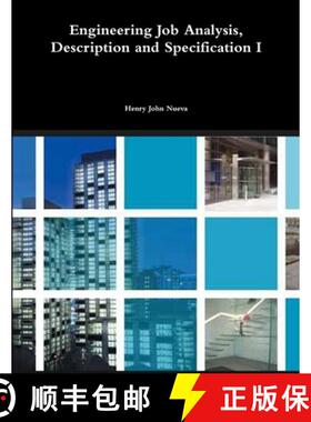 【3-4周达】Engineering Job Analysis, Description and Specification I [9781304865649]