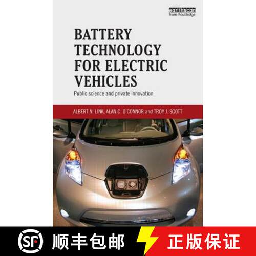 【3-4周达】精装 Battery Technology for Electric Vehicles : Public science and private innovation [9781138811102]