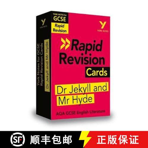 York Notes for AQA GCSE Rapid Revision Cards: The Strange Case of Dr Jekyll and Mr Hyde catch up, rev... [9781292273655]
