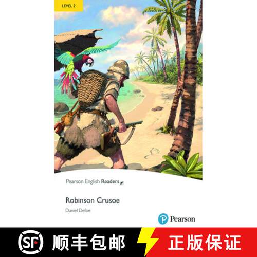 【3-4周达】PERL2: Robinson Crusoe Book with eBook and audio [9781292480541]