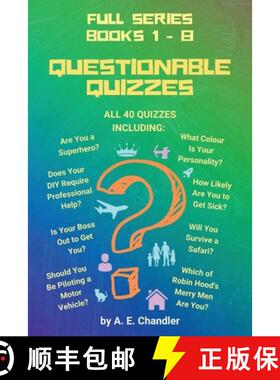预订 Questionable Quizzes: Full Series of All 40 Quizzes Including: Are You a Superhero? What Colour ... [9781777287726]