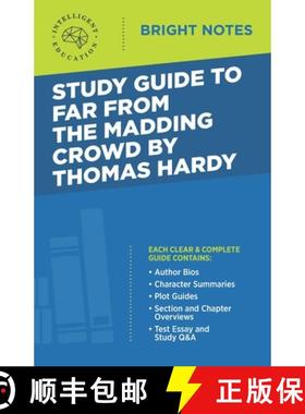 【3-4周达】Study Guide to Far from the Madding Crowd by Thomas Hardy [9781645424840]