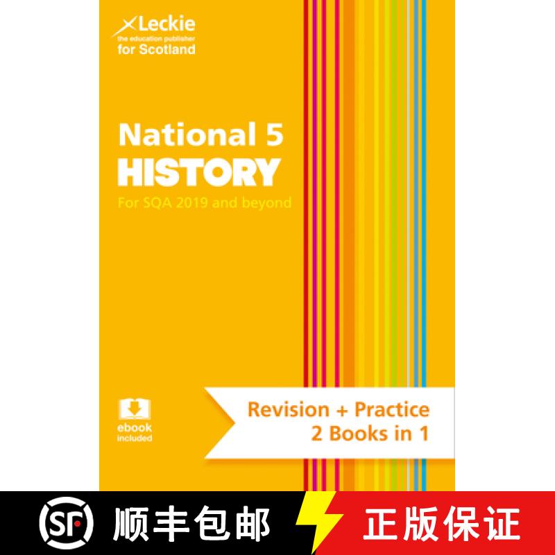 【3-4周达】Leckie National 5 History for Sqa and Beyond - Revision + Practice 2 Books in 1: Revise fo... [9780008435387]
